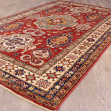 Handmade fine Afghan Kazak rug - 309268