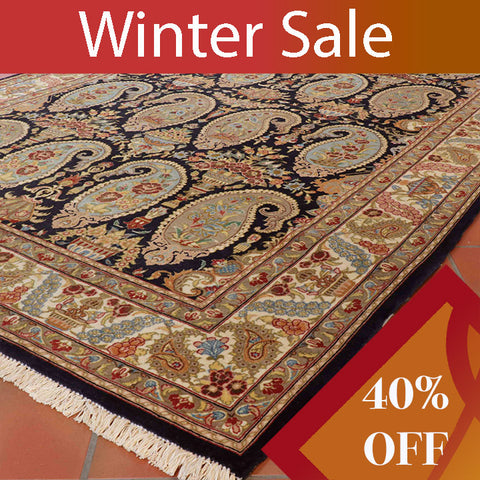 Handmade fine Oriental Qum rug - WS309277
