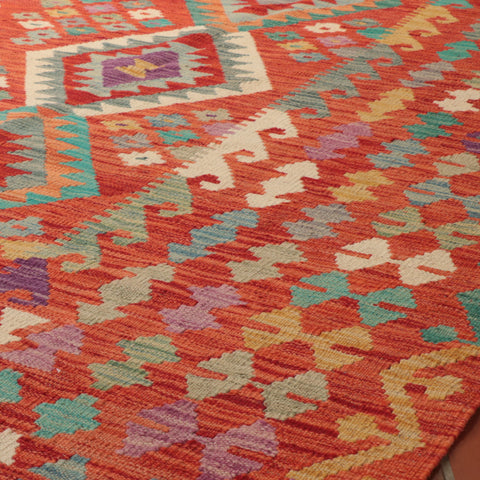 Handmade oversize Afghan Kilim - 309281