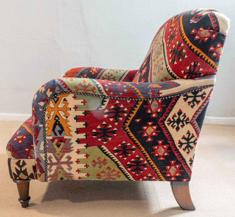 Handmade Turkish kilim Howard Chair - 309320-C