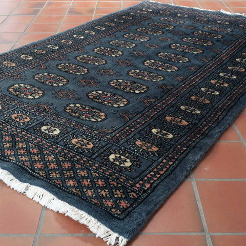 Handmade Pakistan luxury Mori Bokhara rug - 309383