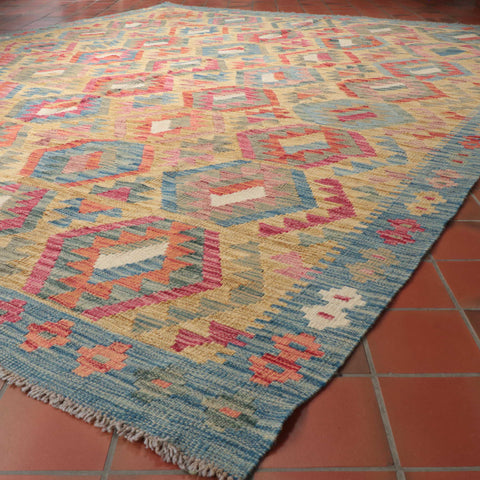 Handmade Afghan Kilim - 309412