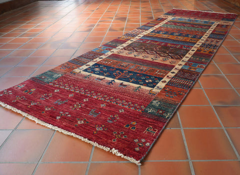 Handmade Afghan Loribaft runner - 309448