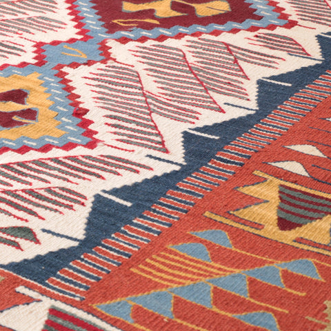 Handmade Fine Turkish Seccade Kilim rug - 309481