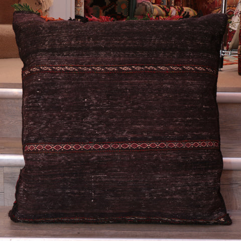 Handmade Oriental nomadic pile cushion - 309490