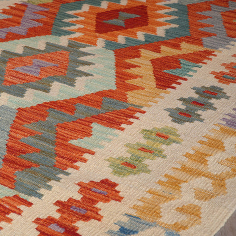 Handmade Afghan Kilim - 309529