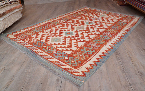 Handmade Afghan Kilim - 309530