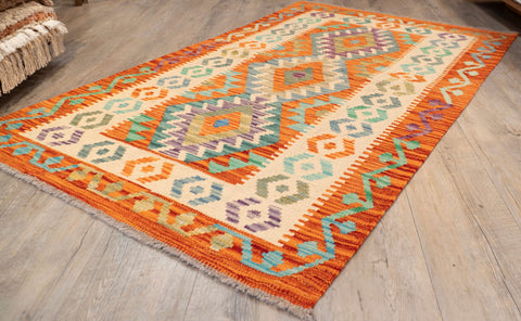 Handmade Afghan Kilim - 309609