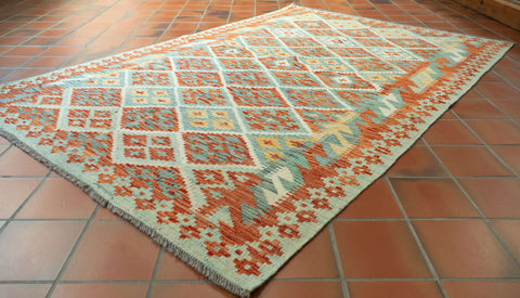 Handmade Afghan Kilim - 309616