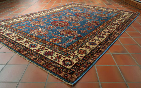 Handmade fine Afghan Kazak rug - 309655