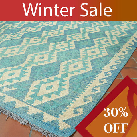 Handmade Afghan Kilim - WS309665