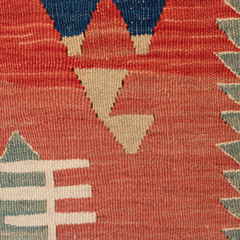 Large Handmade Turkish kilim cushion - 309673-AL