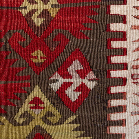 Large Handmade Turkish kilim cushion - 309673-Q