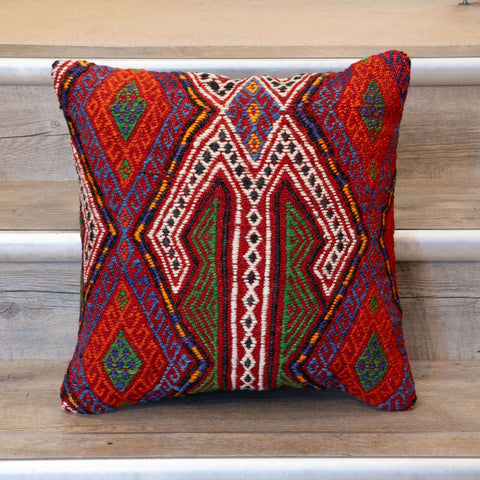Small Handmade Turkish kilim cushion -309674-AP