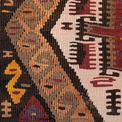 Small Handmade Turkish kilim cushion -309674-AW