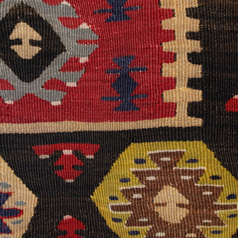 Small Handmade Turkish kilim cushion -309674-AX