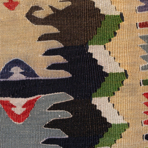 Small Handmade Turkish kilim cushion -309674-AZ