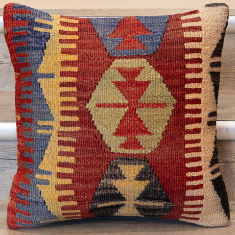 Small Handmade Turkish kilim cushion -309674-BB