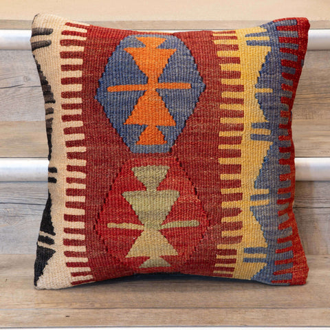 Small Handmade Turkish kilim cushion -309674-BH