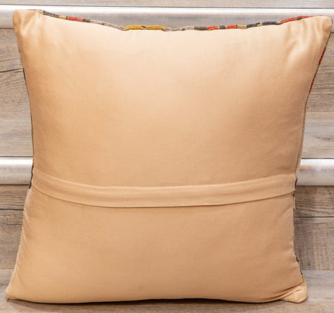 Small Handmade Turkish kilim cushion - 309674-AD