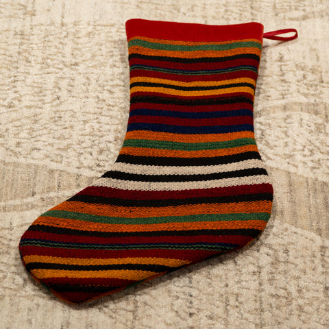 Turkish Kilim Christmas Stocking - 309689p