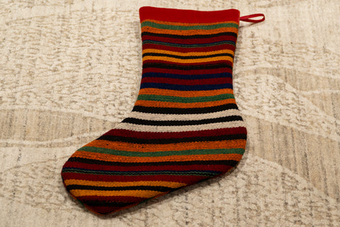 Turkish Kilim Christmas Stocking - 309689p