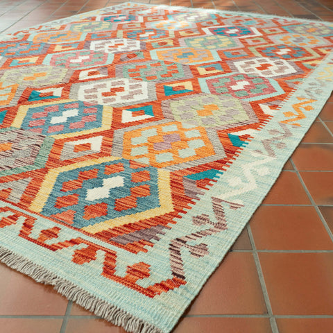 Handmade Afghan Kilim - 309716