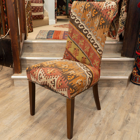 Handmade Turkish kilim Dining Chair - 309764a