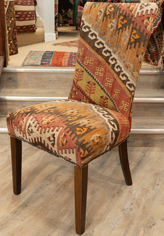 Handmade Turkish kilim Dining Chair - 309764a