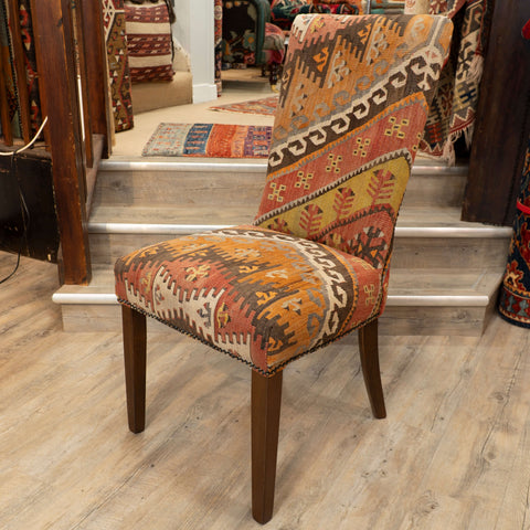 Handmade Turkish kilim Dining Chair - 309764c