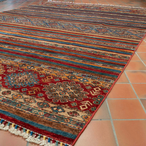 Handmade Afghan Kharjeen carpet - 309790