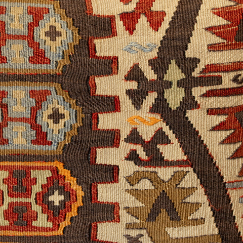 Handmade Vintage Anatolian kilim cushion - 309803r