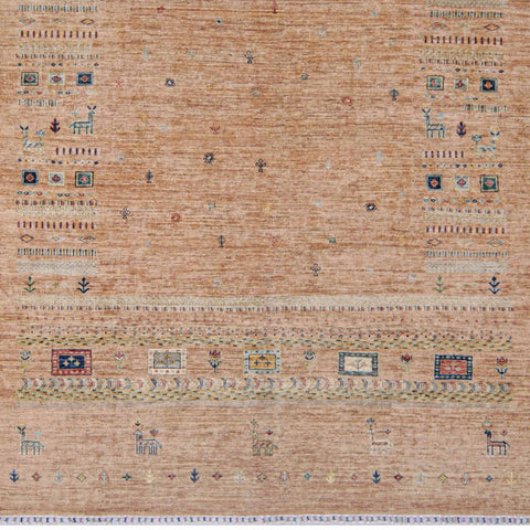 Handmade fine Afghan Loribaft rug - ENR309872