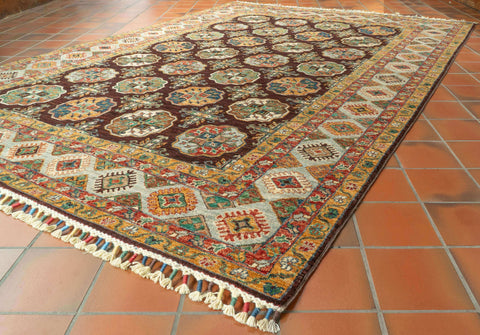 Handmade Afghan Ersari rug - 309898