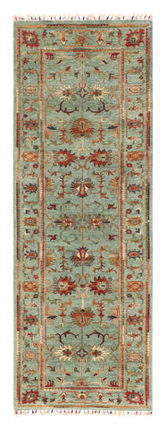 Handmade Afghan Sultani short runner - ENR309906