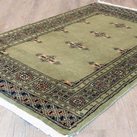 Handmade Butterfly design Pakistan Bokhara rug - 309952