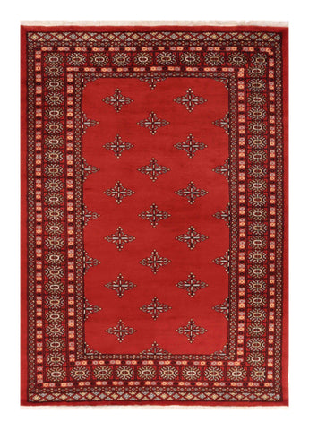 Handmade Butterfly design Bokhara rug - ENR309979