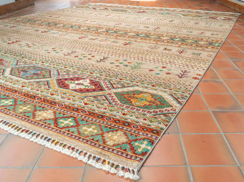 Handmade Afghan Kharjeen carpet - 310008