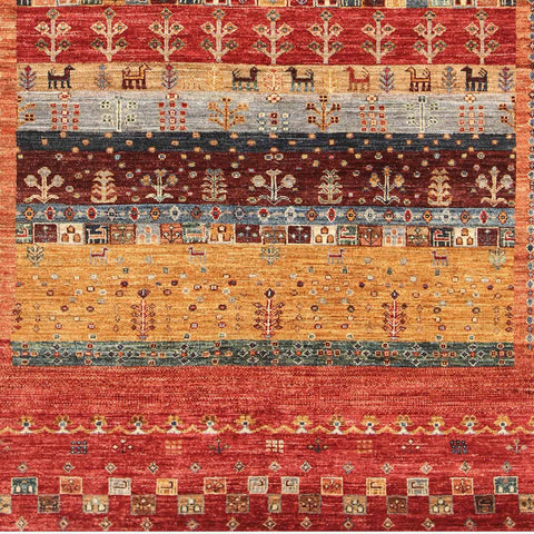 Handmade Afghan Loribaft rug - ENR310057