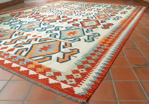 Handmade Afghan Kilim - 310162