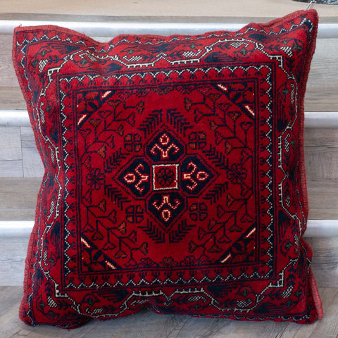 Handmade Afghan Kunduz Pile Cushion - 310278