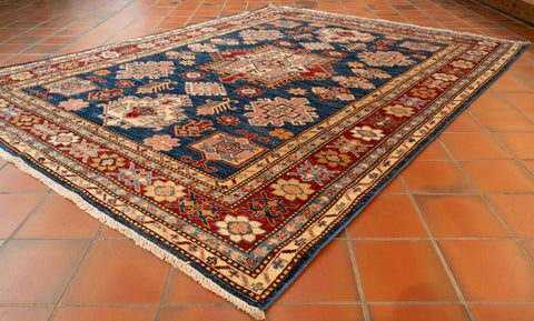 Handmade fine Afghan Kazak rug - 310335