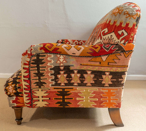 Handmade Turkish kilim two seater sofa - 310430