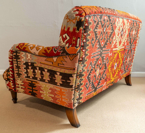 Handmade Turkish kilim two seater sofa - 310430
