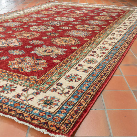 Handmade fine Afghan Kazak carpet - 310467