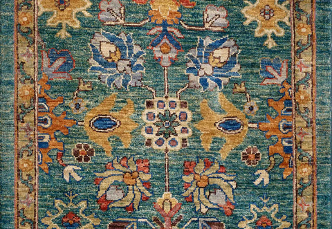 Handmade Afghan Seljuk long runner - 390000-519