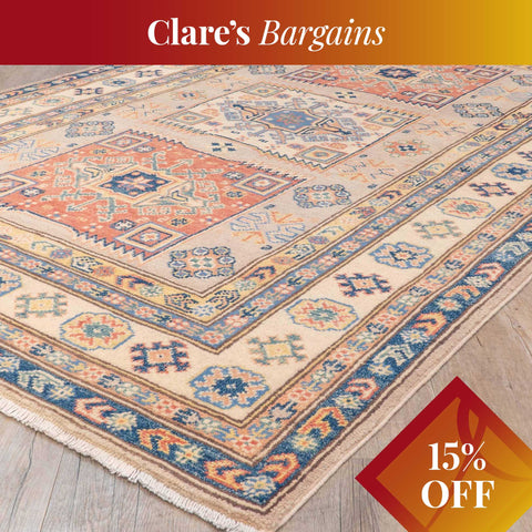 Handmade Luxury Commercial  Afghan Kazak rug - CB308805