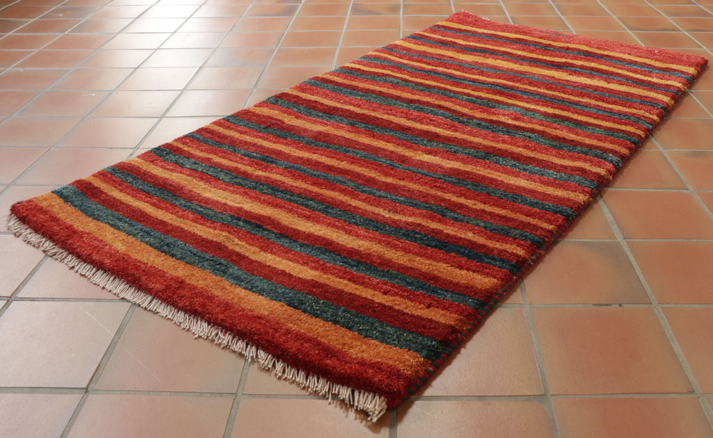Handmade Persian Gabbeh rug - TR309005