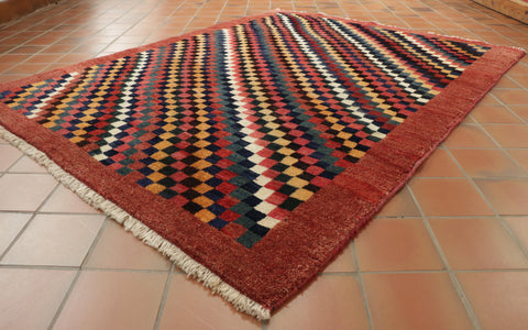 Handmade oriental Gabbeh rug - TR309014