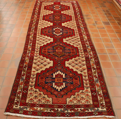 Handmade Persian Sarab wide runner - 274056